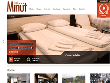 Tablet Screenshot of hotelminut.ro